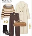 冬季大衣别乱穿！博主的「配色+内搭」模板照搬就美